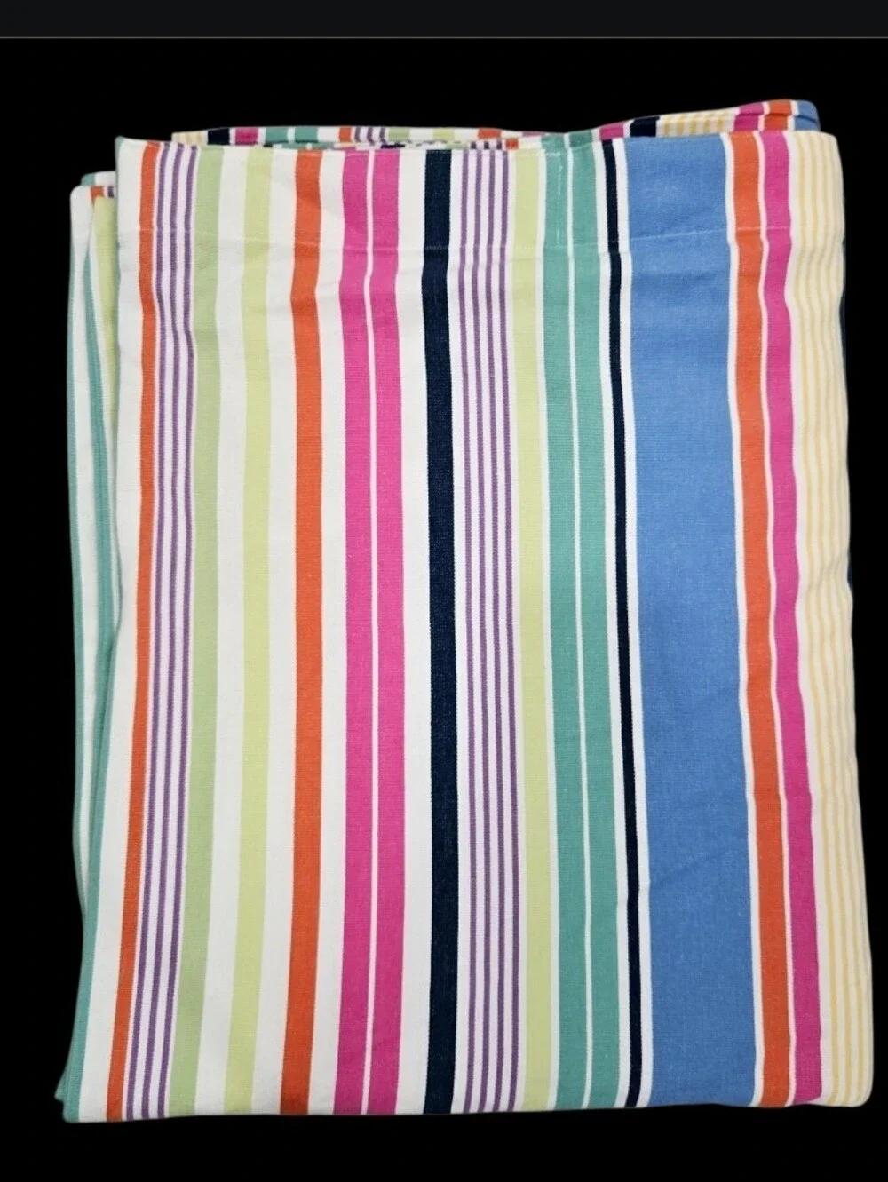 Pottery Barn Teen Saylor Stripe TWIN DUVET Thick Organic Cotton Multicolor DORM
